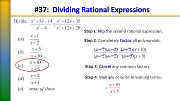 Final Exam Review Practice Test for Intermediate Algebra (MAT1033C) Part 4, Rational Expressions