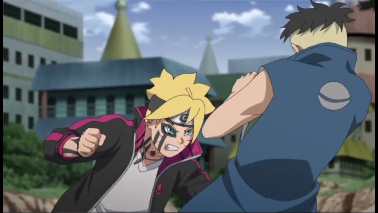 Boruto (Karma) vs Kawaki - Boruto Dublado