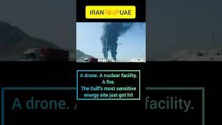 Drone strike ignites fire at electrical generator in Barakah Nuclear Power Plant #Barakah #UAE