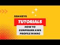 How to configure aws profile in mac