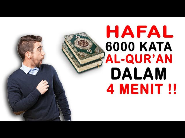 BAHASA ARAB MUDAH | HAFAL 6000 KATA AL-QUR'AN DALAM 4 MENIT class=