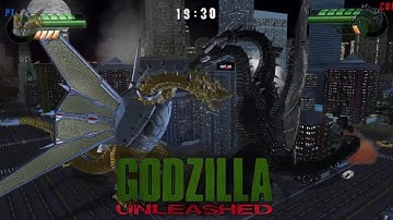 Godzilla Unleashed Overhaul (PC) Mecha-King Ghidorah vs. King Ghidorah