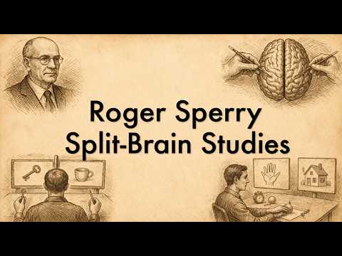 Roger Sperry Split Brain Studies | Bite Sized Psychology | The Experiments Series