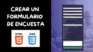 Crear un Formulario de Encuesta con HTML y CSS - 2023