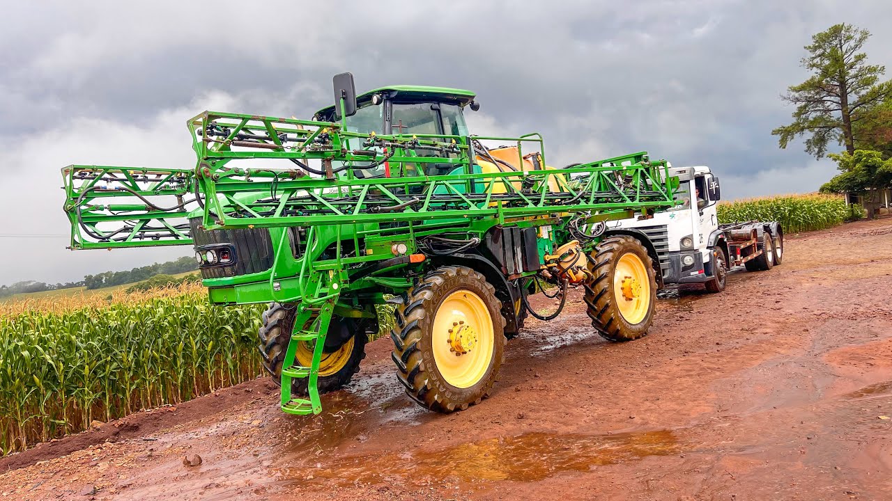 CHOVEU PULVERIZANDO COM O PULVERIZADOR 4630