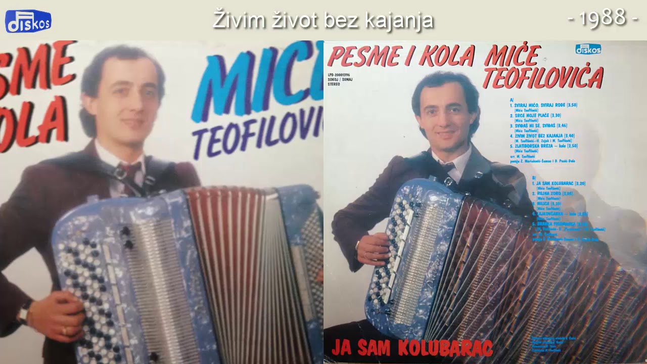 Mica Teofilovic - Zivim zivot bez kajanja - (Audio 1988)