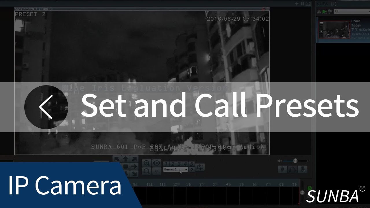 [Set Presets] How to set presets for Sunba IP cameras? (IE, CMS and