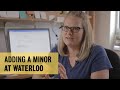 Adding a minor at the university of waterloo