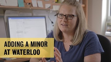 Adding a minor at the University of Waterloo
