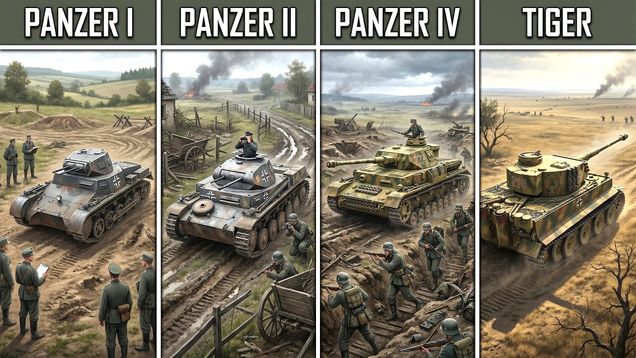 Every Nazi Germany Tank Used in World War II Explained