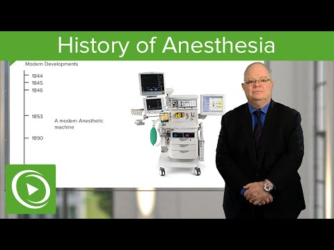 Video: Anesthesiology - Development History - Alternative View