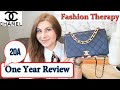 Chanel Fashion Therapy Seasonal Caviar Flap better than Chanel19 Bag | One Year Review | OxanaLV