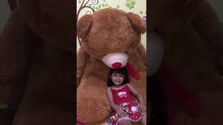 GIANT TEDDY BEAR | Toddlerβs Little Teddy Bear Turned into a Giant Bear π±ππ² #shorts