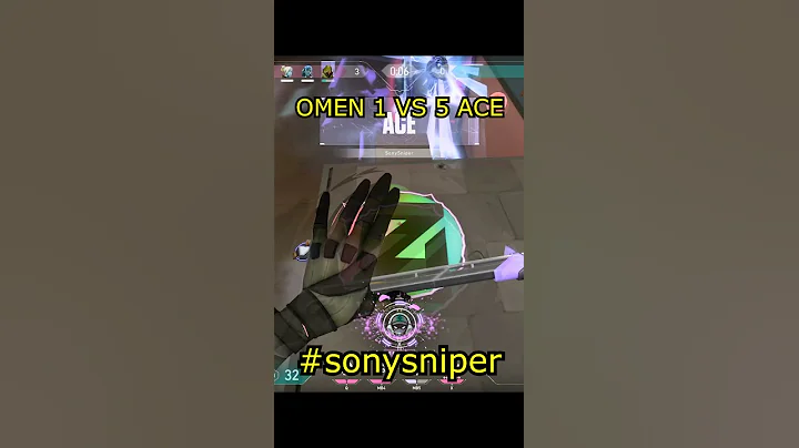 CLEAN ACE OMEN 1 VS 5 #SHORTS #SONYSNIPER #VALORANTMONTAGE #VALORANTMOMENTS