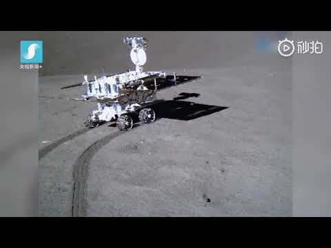 Прогулку китайского лунохода на Луне показали на видео