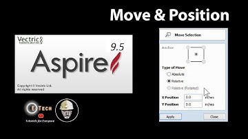 Aspire 9.5- MOVE Objects | CNC Wood carving software