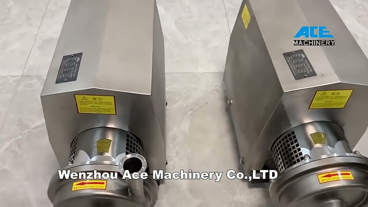 sanitary stainless steel dairy milk beer centrifugal pump