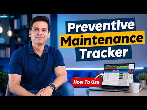 Preventive Maintenance Tracker in Excel (How to Use) / PPM Tracker