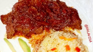 Cómo Hacer Bistec Encebollado| Bistec Entomatado ?? Jugoso y Sabroso