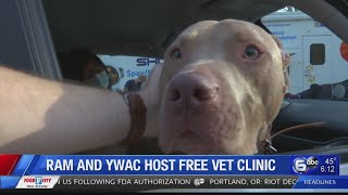 RAM and YWAC host free vet clinic
