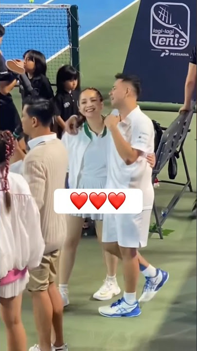 Ini reaksi gigi ketika raffi menang lagi-lagi tennis#raffinagitamoments #raffinagita