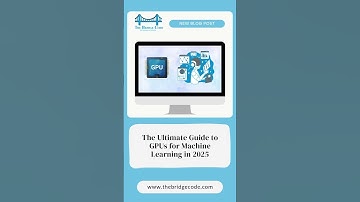 Read our new Blog on - "The Ultimate Guide to GPUs for Machine Learning in 2025"  #coding #learning