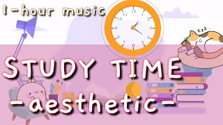 Study timer: 1-hour | with music (aesthetic) screenshot 5