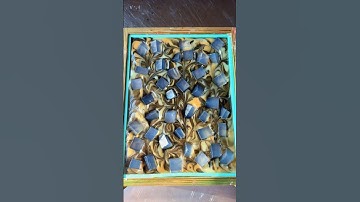 Making + Cutting Iced Coffee SCRUBBY Soap! #soapmaking #soapcutting #soap #soapmaker #handmadesoap