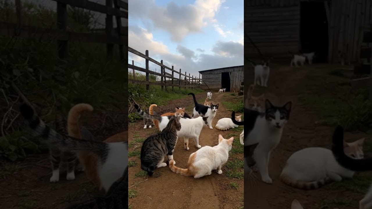 Love cats 🐱 Family baby funny🥰 #7 