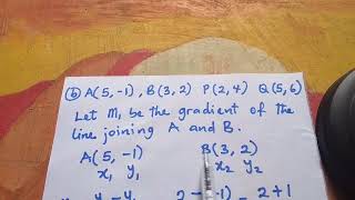 Coordinate Geometry 5: further maths ss1 3rd term