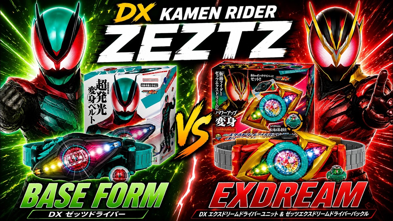🔥 DX KAMEN RIDER ZEZTZ BASE FORM & DX EXDREAM FULL REVIEW