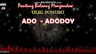 Kocak !!!😃 Uleg Ponubu. ADODOY A. #PantungBolaangMongndow