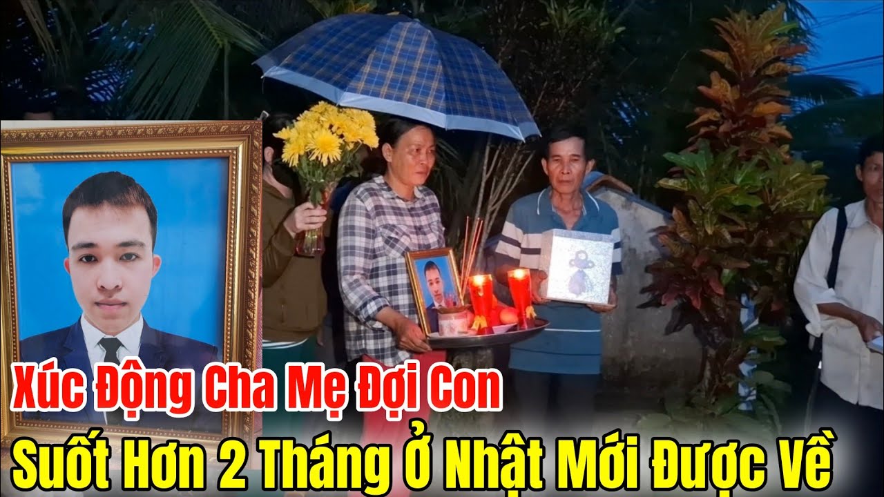 Xúc Động Cha Mẹ Đón Con Trai Ra Đi Ở Nhật Hơn Hai Tháng Mới Được Về
