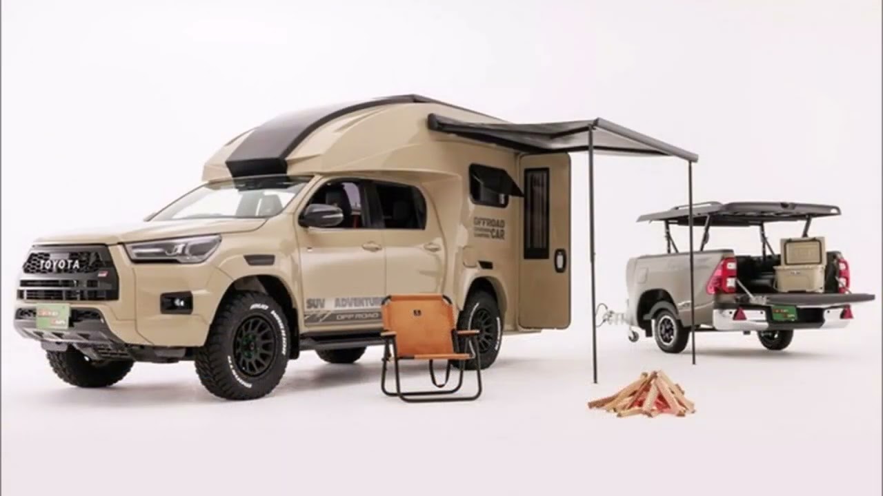 Indestructible Toyota Hilux makes indefectible go-anywhere micro RV