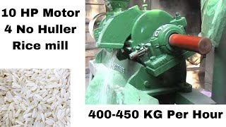 Kasturi 10 HP Rice Mill ||4 No Huller Machine For Village Business|| Business Idea For Village