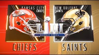 Alternate Super Bowl LIII Kansas City Chiefs vs New Orleans Saints