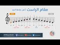 تعلم المقامات الموسيقية | الراست - العجم - النهاوند - الكرد - الحجاز - البيات - الصبا - السيكا