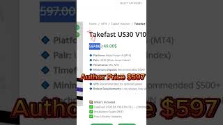 Takefast Us30 Mt4 Fast Profits, No Dll Needed