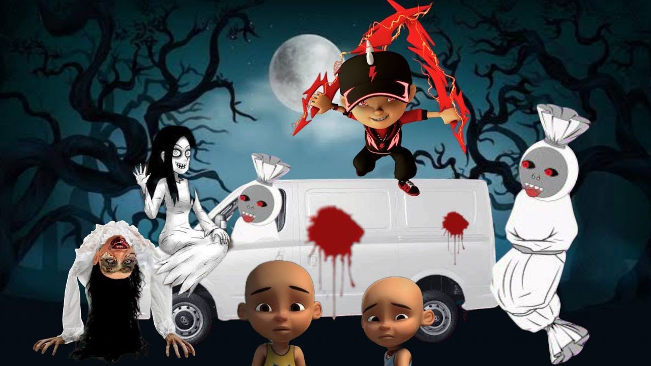 Full vidio Boboiboy Upin ipin dan Hantu mobil van Pocong Kuntilanak