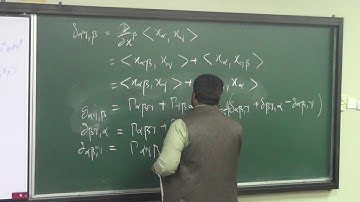 Lecture 23 (Part 2): Deriving formulas Christoffel symbols of 1st & 2nd Kind; Gauss equations;