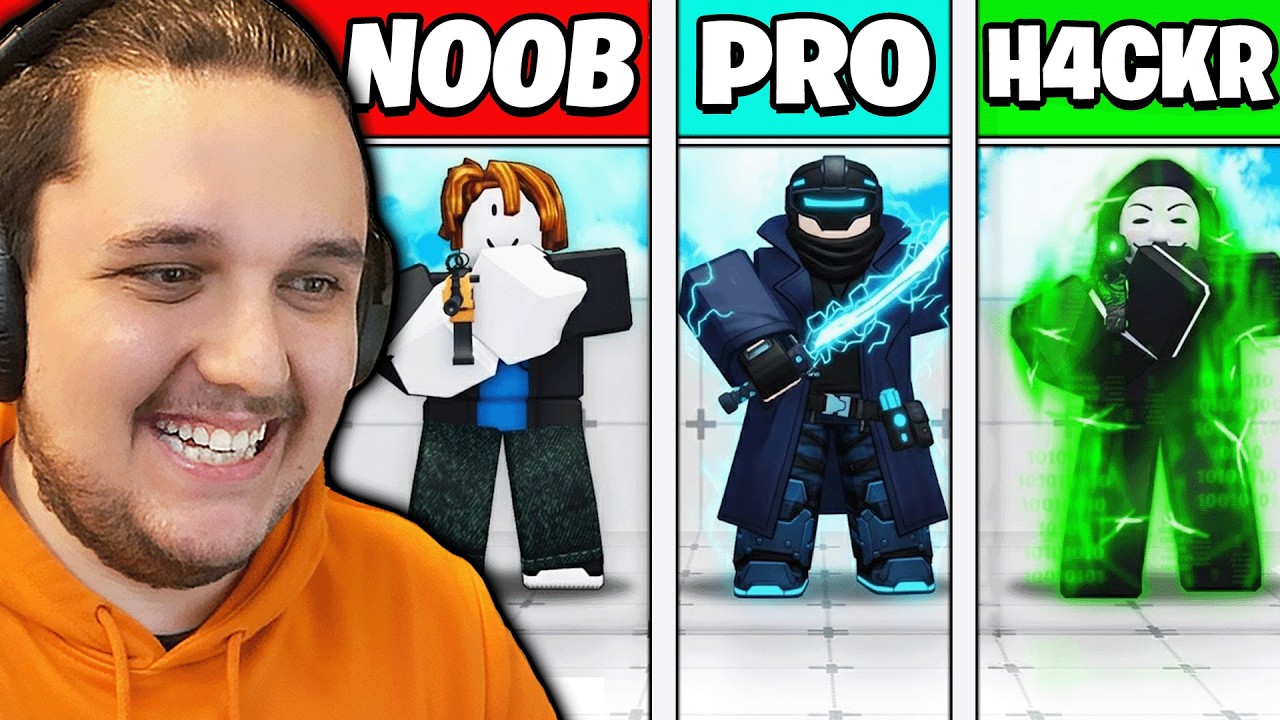 NOOB vs PRO vs HACKER in Rivals !