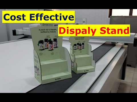 How to make a Cardboard Display Stand for Branding , Cost Effective Product Display stand