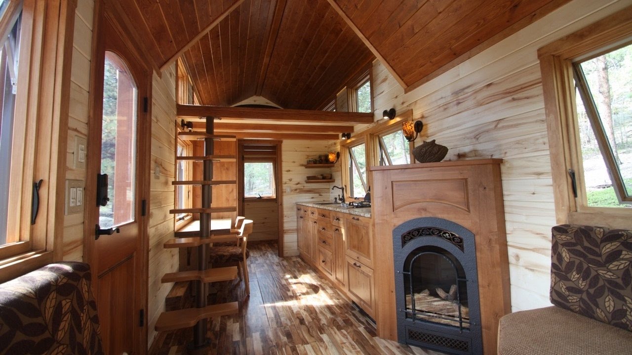 Tiny Stone Cottage by Simblissity Tiny Homes - YouTube