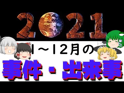 【2021年】1月~12月に起きた事件・出来事を紹介！#ニュースまとめ #2021年