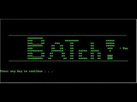 How to set path using batch file | Code a batch file
