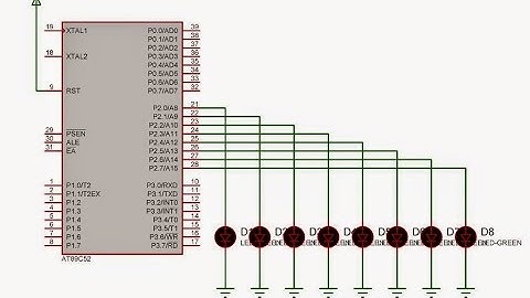 Led Chaser using 8051 MC