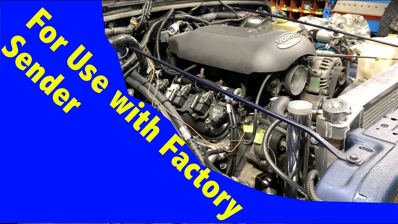Jeep LS Swap Hooking up Water Temperature Sensor YouTube