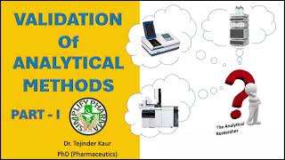 Validation of Analytical Methods #QbD #Quality by Design Part 1 #pharmaceutical analysis