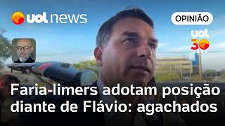 Faria-limers adotam posição diante da decomposição moral do Flávio Bolsonaro: agachados | Josias