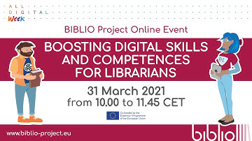 Biblio: Boosting Digital Skills and Competences for Librarians - 31/03/2021